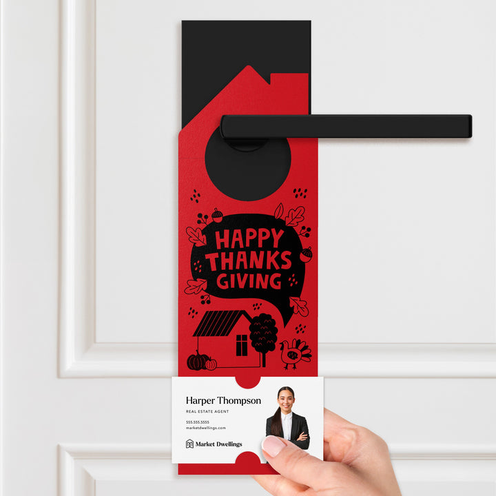 Happy Thanksgiving Neighbor Door Hangers