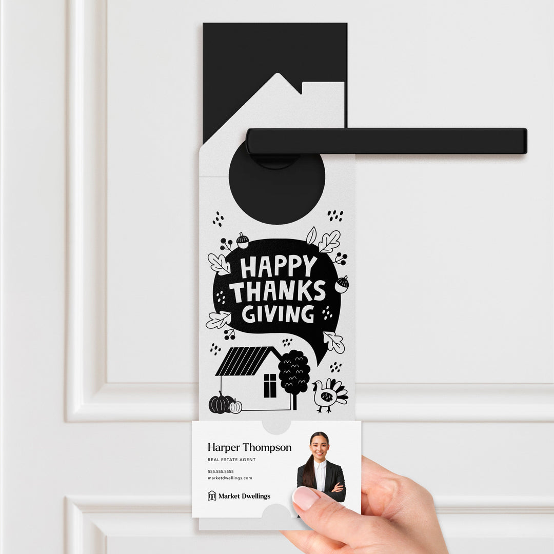 Happy Thanksgiving Neighbor Door Hangers