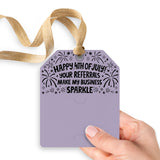 Your Referrals Make My Business Sparkle | Gift Tags Gift Tag Market Dwellings