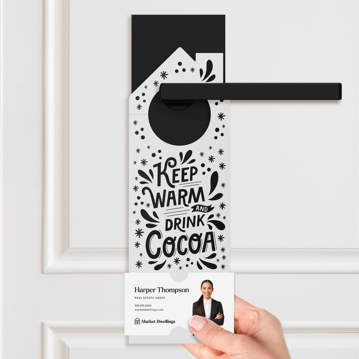 Keep Warm and Drink Cocoa Door Hangers