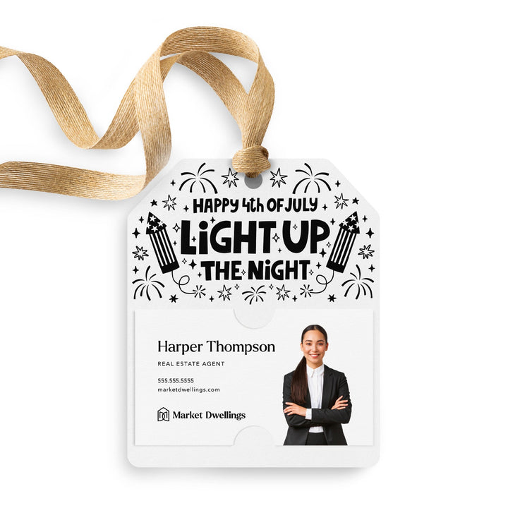 Light Up The Night | Gift Tags Gift Tag Market Dwellings WHITE