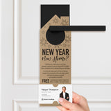 New Year, New Home Door Hangers Holiday Door Hanger Market Dwellings