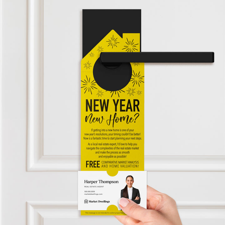 New Year, New Home Door Hangers Door Hanger Market Dwellings