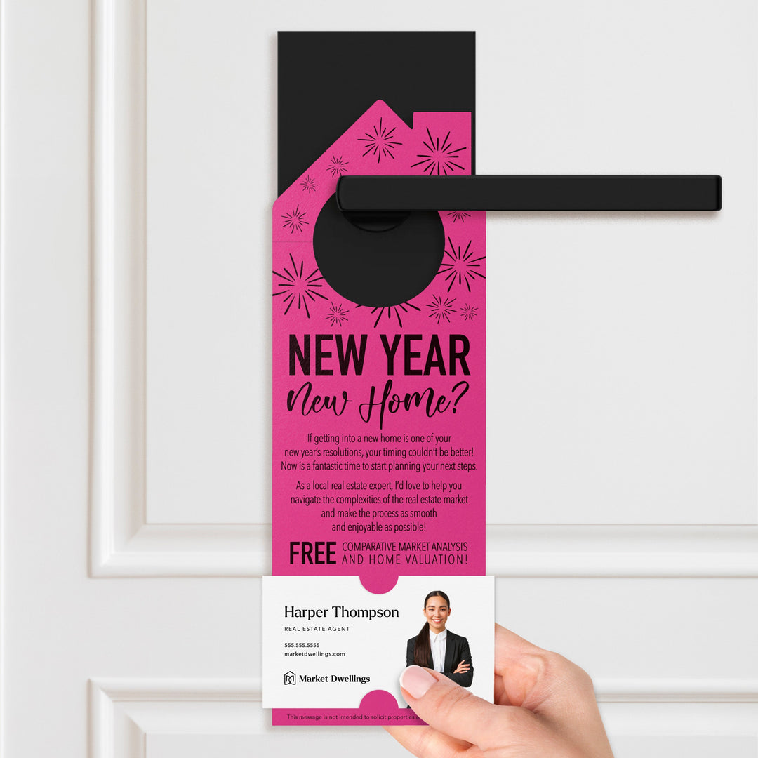 New Year, New Home Door Hangers Door Hanger Market Dwellings