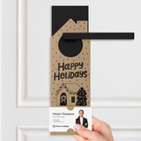 Happy Holidays Door Hangers Holiday Door Hanger Market Dwellings