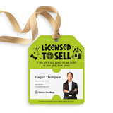 Licensed to Sell Real Estate | Gift Tags Gift Tag Market Dwellings GREEN APPLE 12