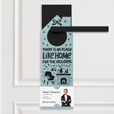 There Is No Place Like Home For The Holidays Door Hangers Holiday Door Hanger Market Dwellings LIGHT BLUE 10