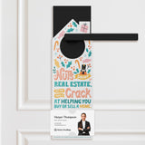Nuts About Real Estate, Let Me Take A Crack At Helping You Buy Or Sell A Home. Door Hangers Holiday Door Hanger Market Dwellings