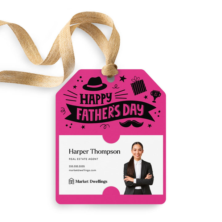 Happy Father's Day | Gift Tags Gift Tag Market Dwellings RAZZLE BERRY