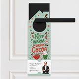 Keep Warm and Drink Cocoa Door Hangers Season Door Hanger Market Dwellings