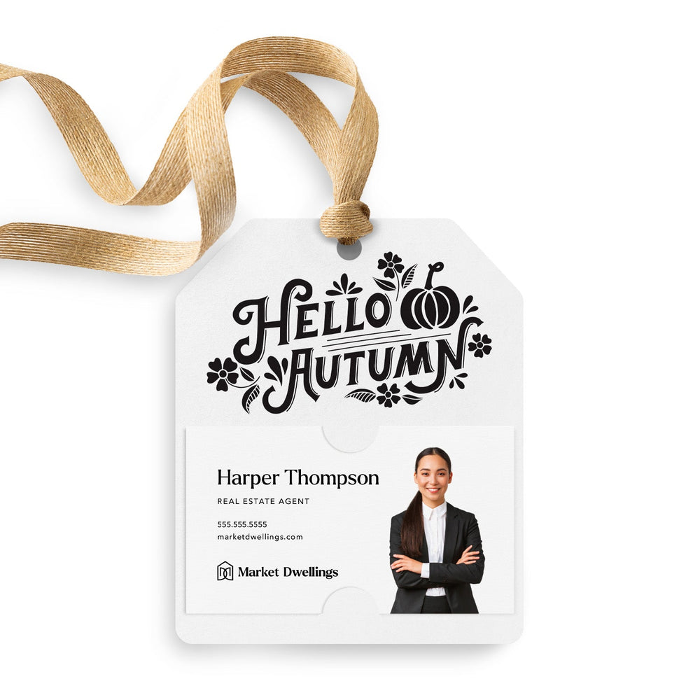 Hello Autumn | Gift Tags Gift Tag Market Dwellings WHITE 12