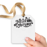 Hello Autumn | Gift Tags Gift Tag Market Dwellings
