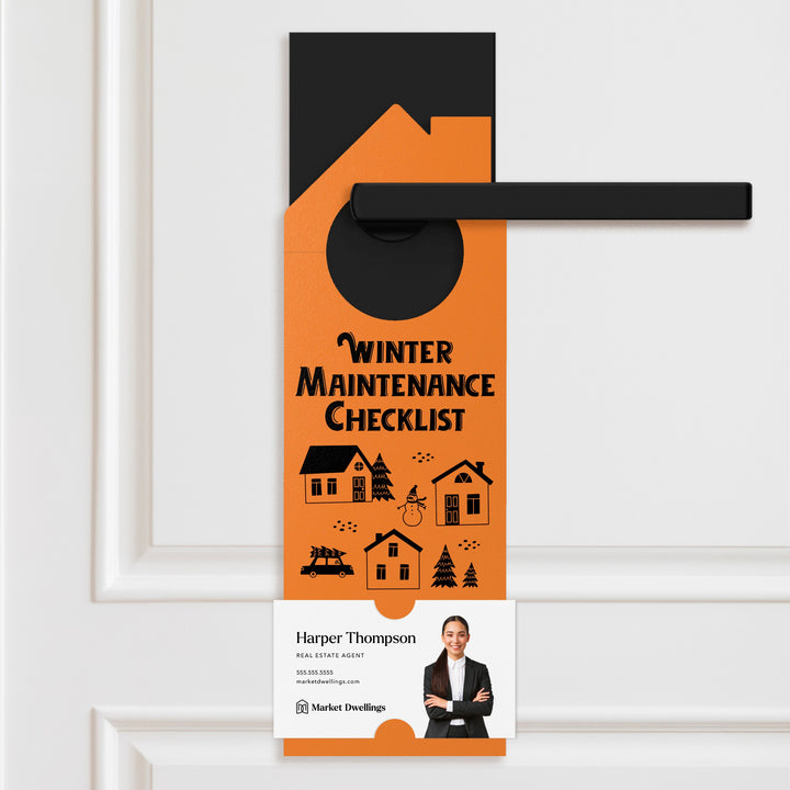 Winter Maintenance Checklist Door Hangers Door Hanger Market Dwellings CARROT