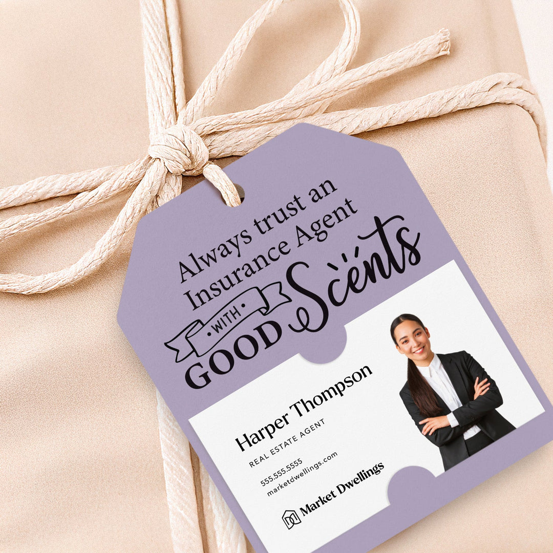 Always Trust an Insurance Agent with Good Scents | Gift Tags Gift Tag Market Dwellings