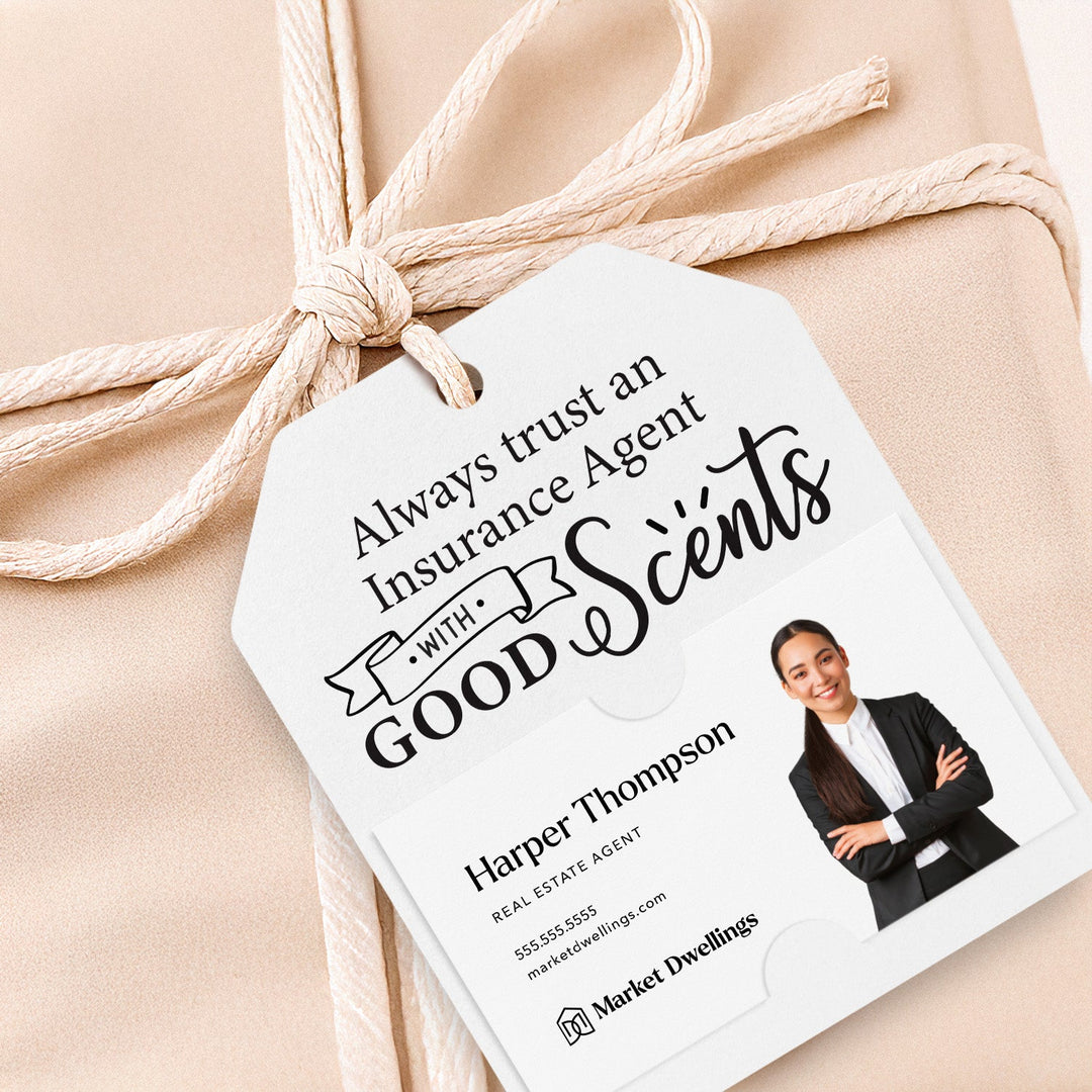 Always Trust an Insurance Agent with Good Scents | Gift Tags Gift Tag Market Dwellings