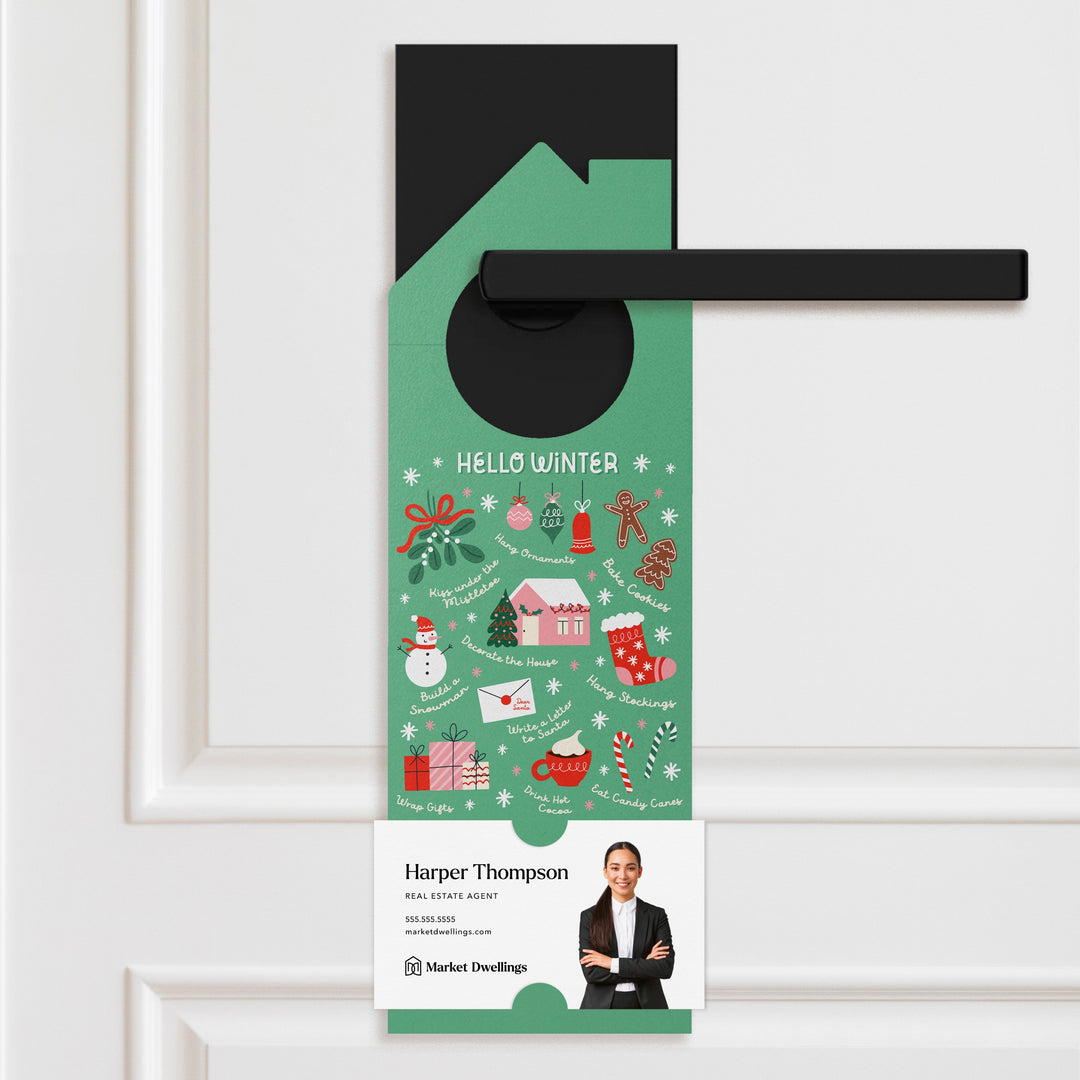 Ideas For Winter Activities Door Hangers Door Hanger Market Dwellings