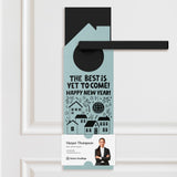 The Best Is Yet To Come! Happy New Year! Door Hangers Holiday Door Hanger Market Dwellings LIGHT BLUE 10