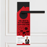 The Best Is Yet To Come! Happy New Year! Door Hangers Holiday Door Hanger Market Dwellings SCARLET 10