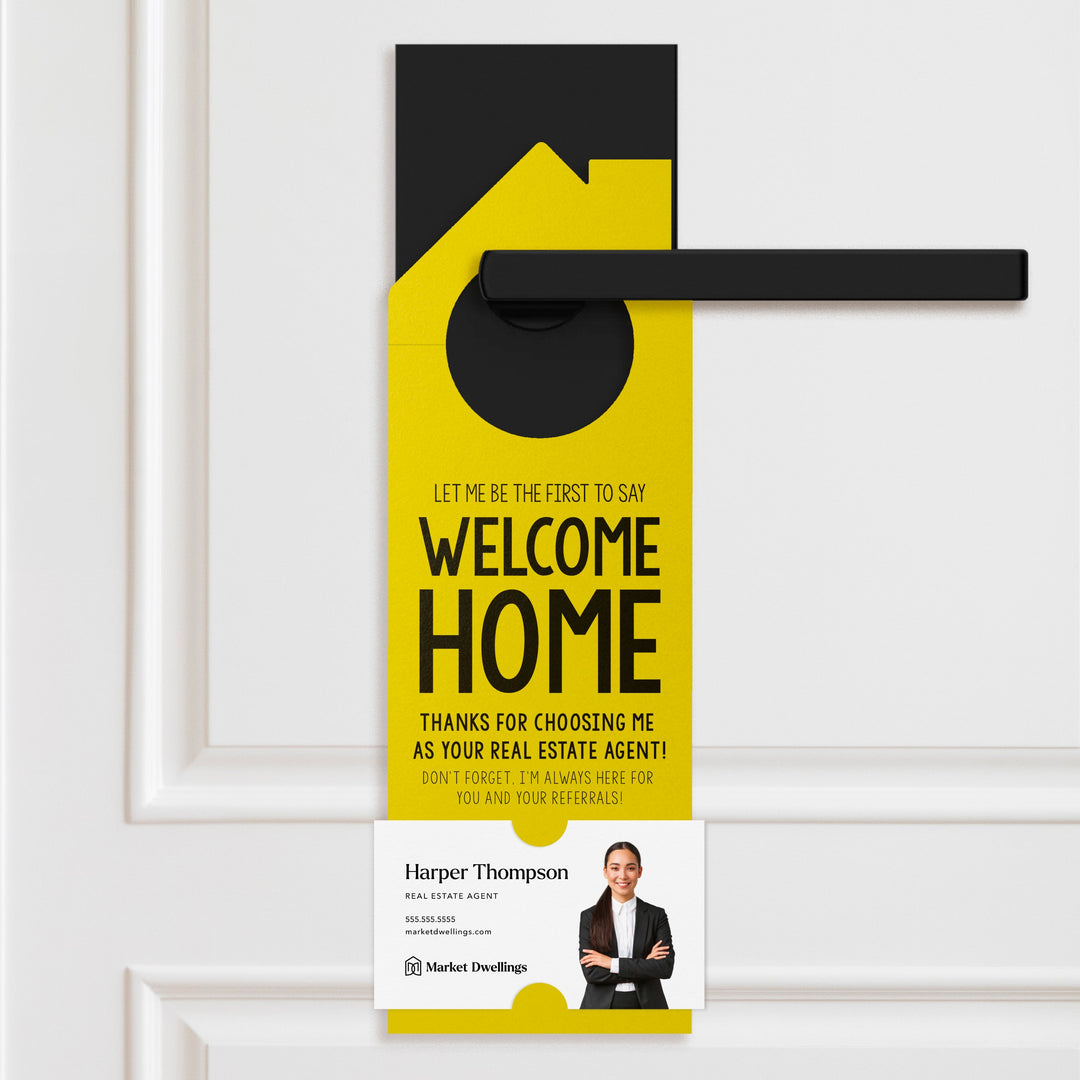 Welcome Home Door Hangers Door Hanger Market Dwellings LEMON