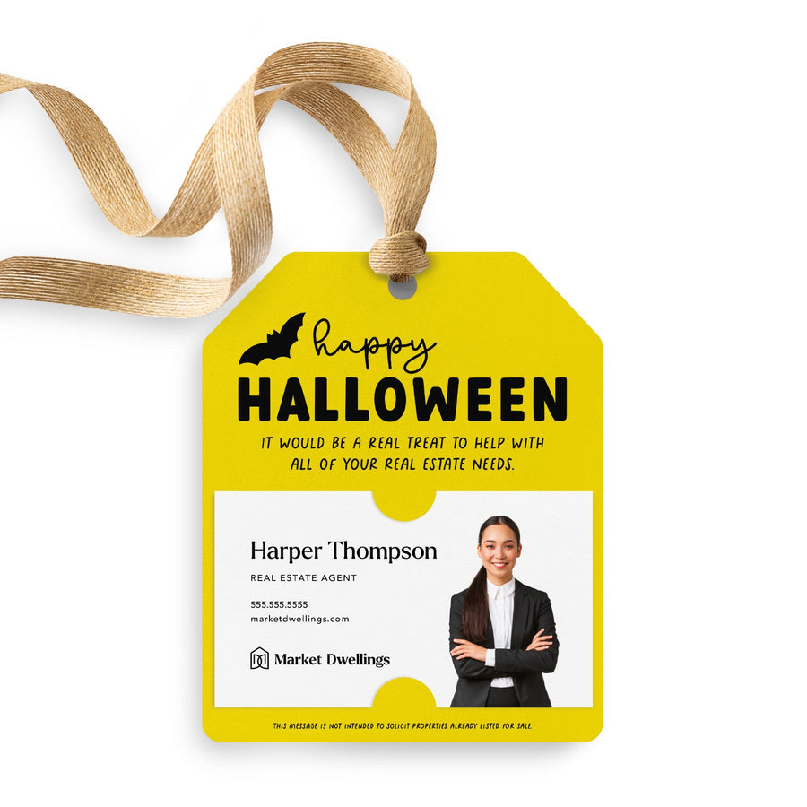 Happy Halloween | Gift Tags Gift Tag Market Dwellings LEMON