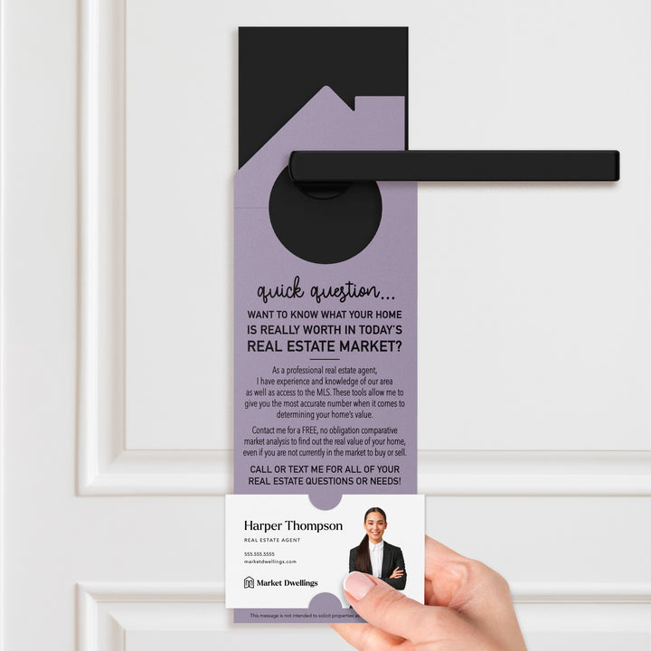 Quick Question Real Estate Door Hangers