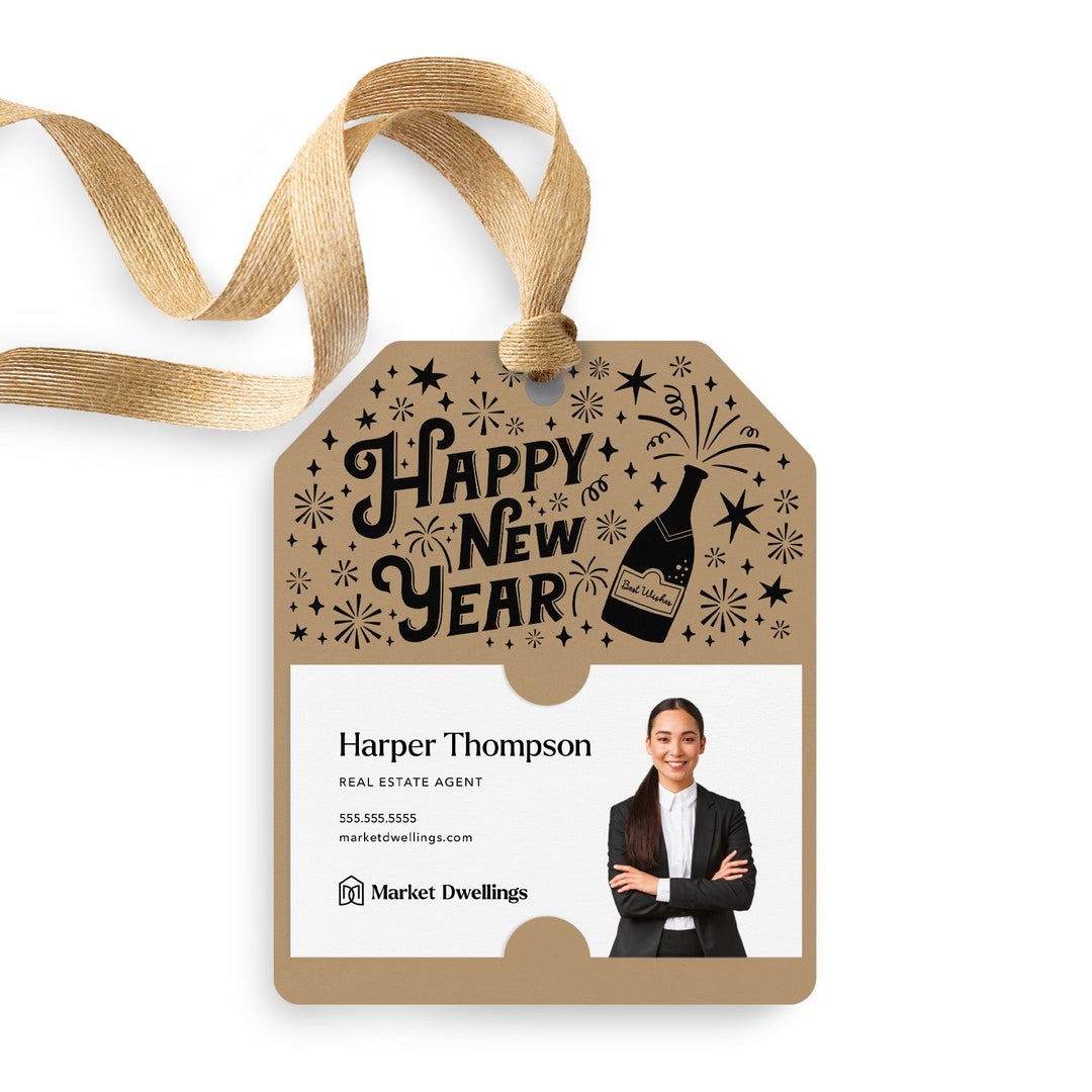 Happy New Year | Gift Tags Gift Tag Market Dwellings KRAFT