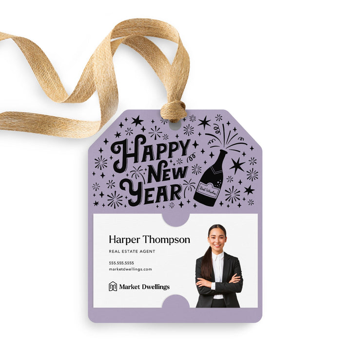 Happy New Year | Gift Tags Gift Tag Market Dwellings LIGHT PURPLE