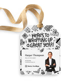 Here's To Wrapping Up A Great Year! | Gift Tags Gift Tag Market Dwellings WHITE 12