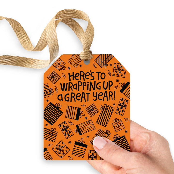 Here's To Wrapping Up A Great Year! | Gift Tags Gift Tag Market Dwellings