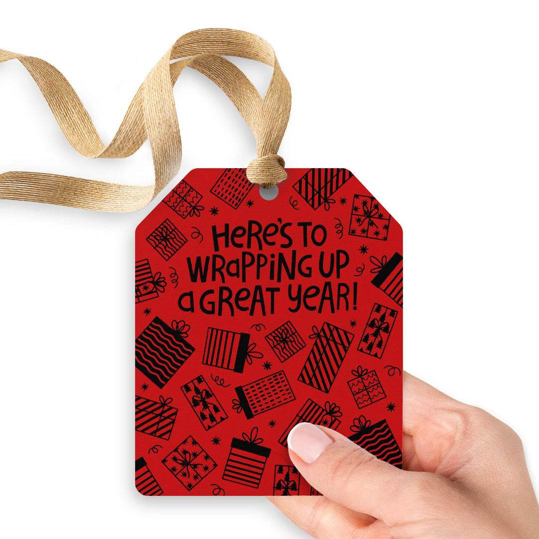 Here's To Wrapping Up A Great Year! | Gift Tags Gift Tag Market Dwellings