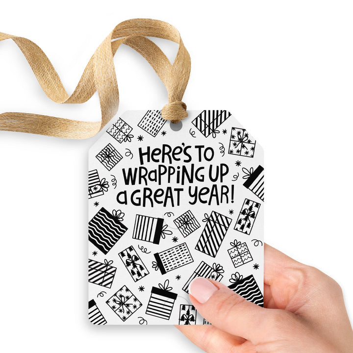 Here's To Wrapping Up A Great Year! | Gift Tags Gift Tag Market Dwellings