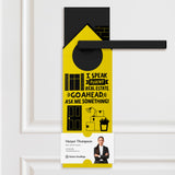 I Speak Fluent Real Estate. Go Ahead, Ask Me Something! Door Hangers Door Hanger Market Dwellings