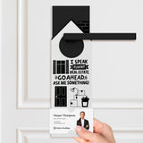 I Speak Fluent Real Estate. Go Ahead, Ask Me Something! Door Hangers Door Hanger Market Dwellings