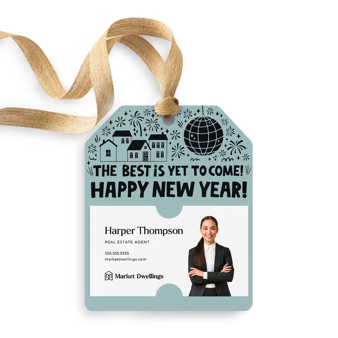 The Best Is Yet To Come! Happy New Year! | Gift Tags Gift Tag Market Dwellings LIGHT BLUE