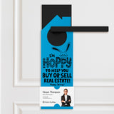 I'm Hoppy To Help You Buy Or Sell Real Estate! Door Hangers Season Door Hanger Market Dwellings