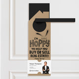 I'm Hoppy To Help You Buy Or Sell Real Estate! Door Hangers Season Door Hanger Market Dwellings