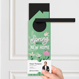 Spring Into A New Home Door Hangers Season Door Hanger Market Dwellings