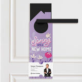 Spring Into A New Home Door Hangers Season Door Hanger Market Dwellings LILAC 10