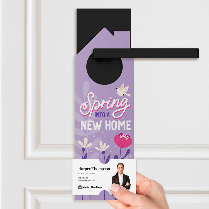 Spring Into A New Home Door Hangers Door Hanger Market Dwellings