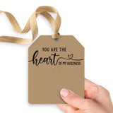 You are the Heart of My Business Gift Tags | Gift Tags Gift Tag Market Dwellings