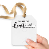 You are the Heart of My Business Gift Tags | Gift Tags Gift Tag Market Dwellings