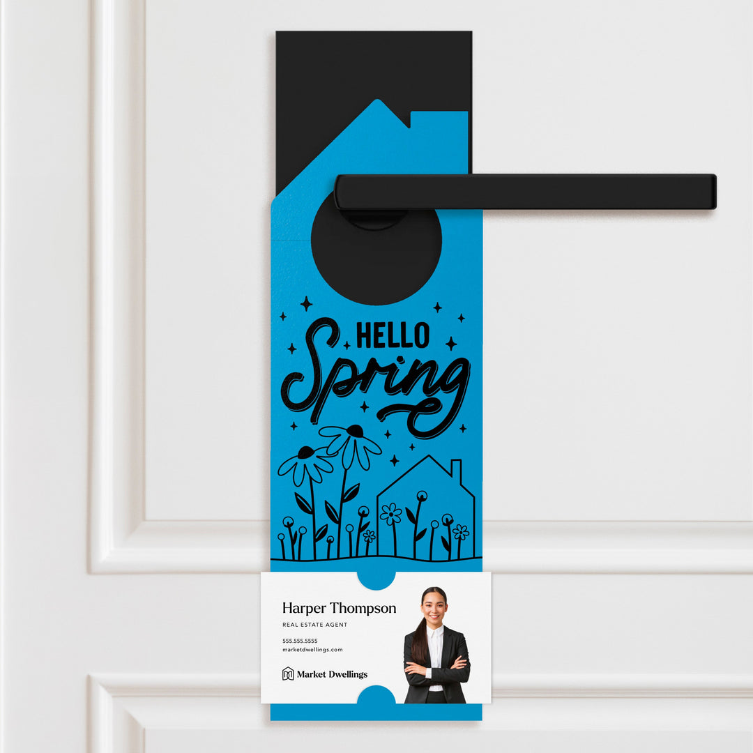 Hello Spring Maintenance Checklist Door Hangers Door Hanger Market Dwellings ARCTIC