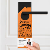 Hello Spring Maintenance Checklist Door Hangers Season Door Hanger Market Dwellings