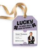 Lucky To Have You & Your Referrals | Gift Tags Gift Tag Market Dwellings LIGHT PURPLE 12
