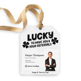 Lucky To Have You & Your Referrals | Gift Tags Gift Tag Market Dwellings WHITE 12