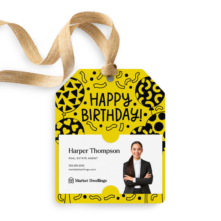 Happy Birthday! | Gift Tags Gift Tag Market Dwellings LEMON