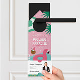 I can help you find your poolside paradise Door Hangers Season Door Hanger Market Dwellings