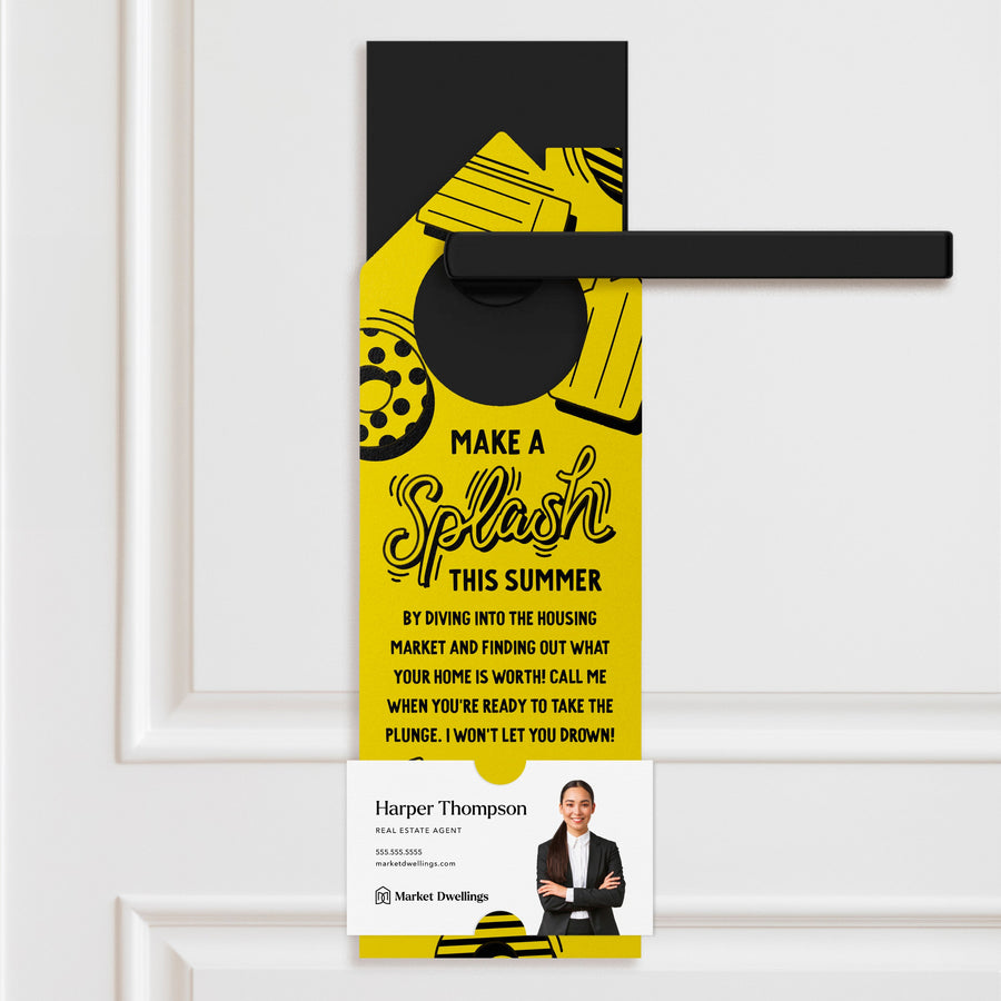 Make A Splash This Summer Door Hangers Door Hanger Market Dwellings LEMON