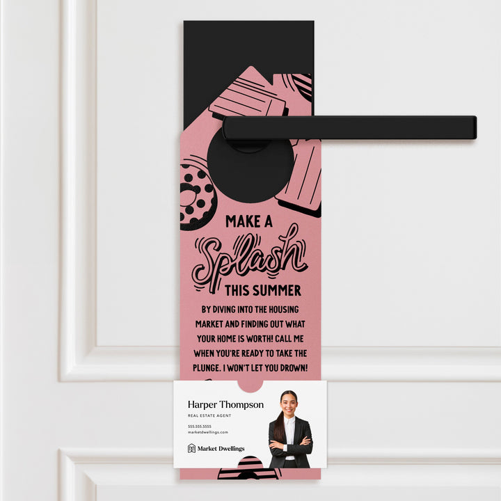 Make A Splash This Summer Door Hangers Door Hanger Market Dwellings LIGHT PINK