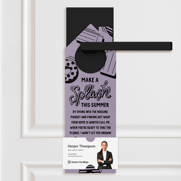 Make A Splash This Summer Door Hangers Door Hanger Market Dwellings LIGHT PURPLE